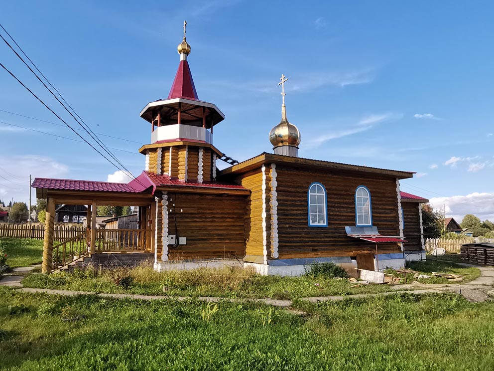 Поселок Вогулка: храм великомучениц Веры, Надежды, Любови и Софии в 2020 году