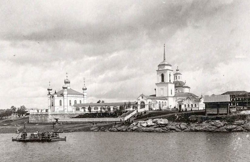 Храмовый комплекс в Меркушино в начале XX века