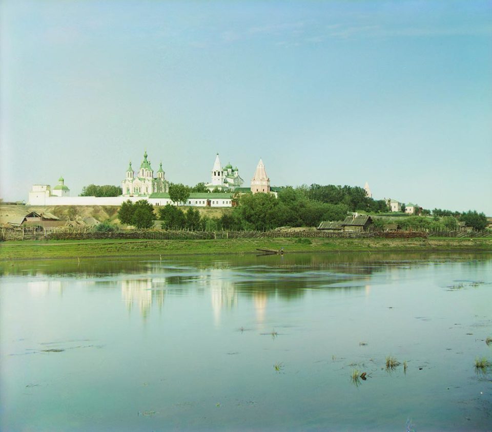 Вид на Далматов монастырь в начале XX века