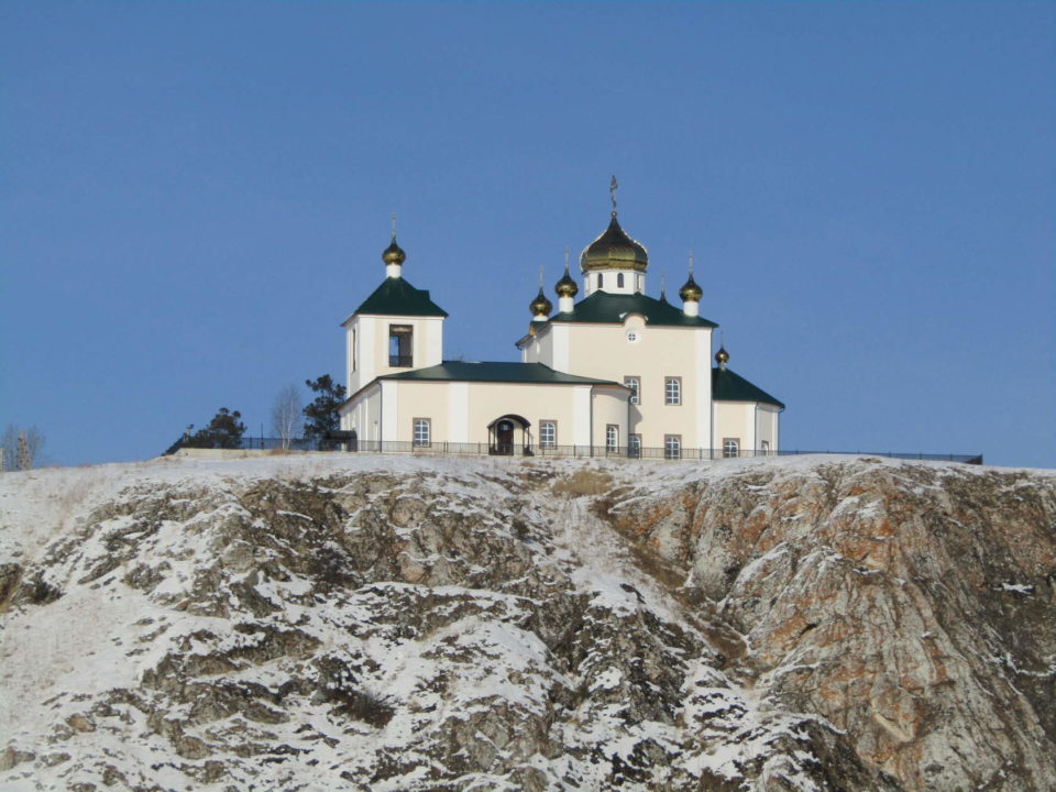 Казанская церковь в Арамашево зимой