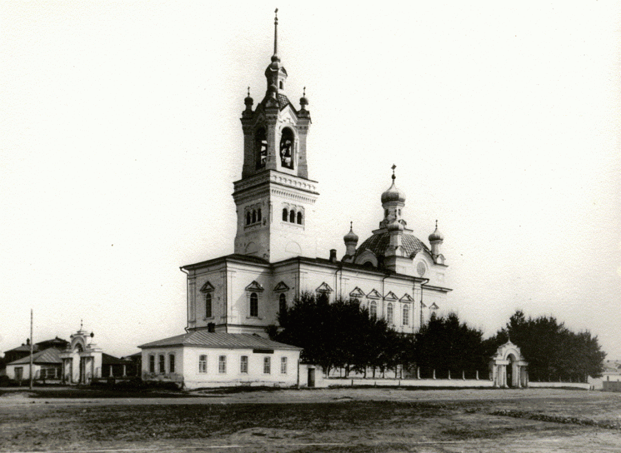 Покровский собор в Камышлове в первой половине XX века