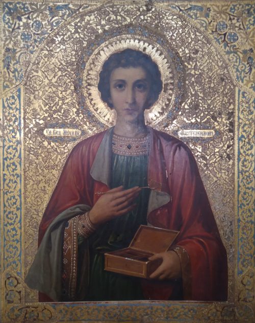 Почитаемый образ великомученика Пантелеимона