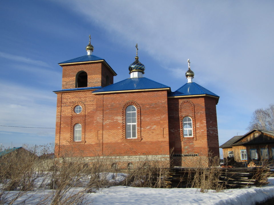 Успенский храм в поселке Зайково