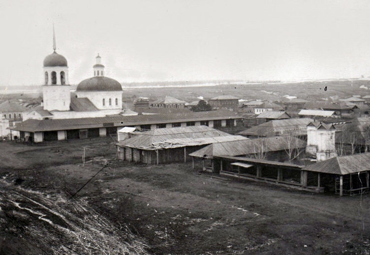Петропавловский храм в Куртамыше в начале XX века