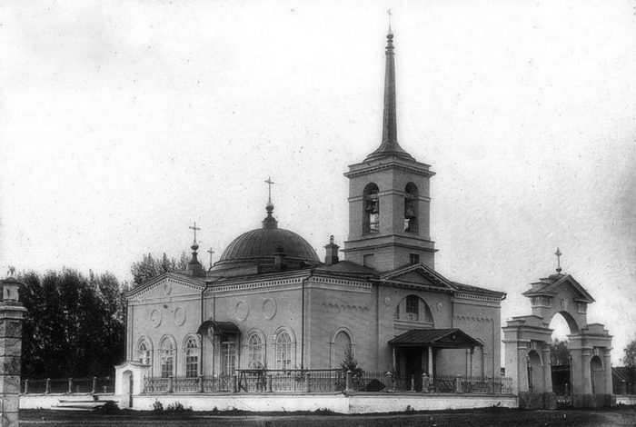 Храм Иоанна Предтечи в Мраморском в начале XX века