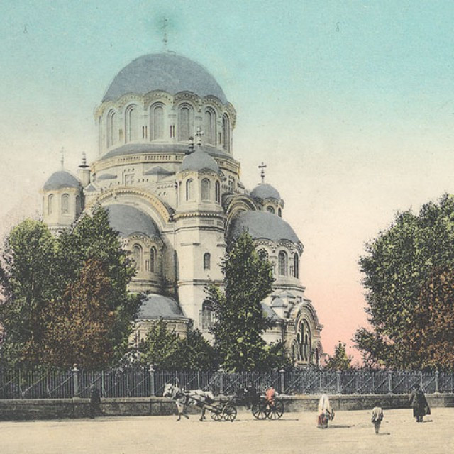 Казанский собор в Оренбурге в начале XX века