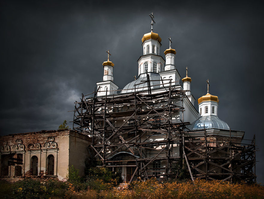 Село Шогринское: храм Николая Чудотворца. Фото Александра Полякова