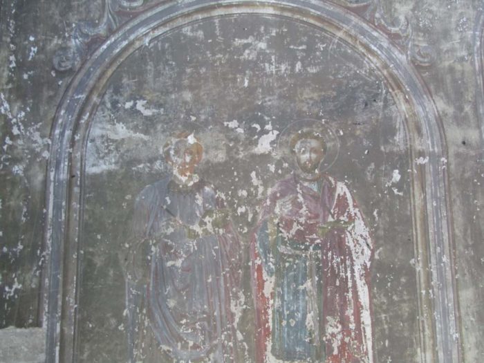 Фрагмент росписи храма Иоанна Предтечи