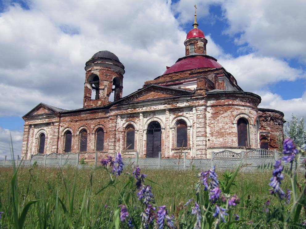 Село Камышево: храм Георгия Победоносца