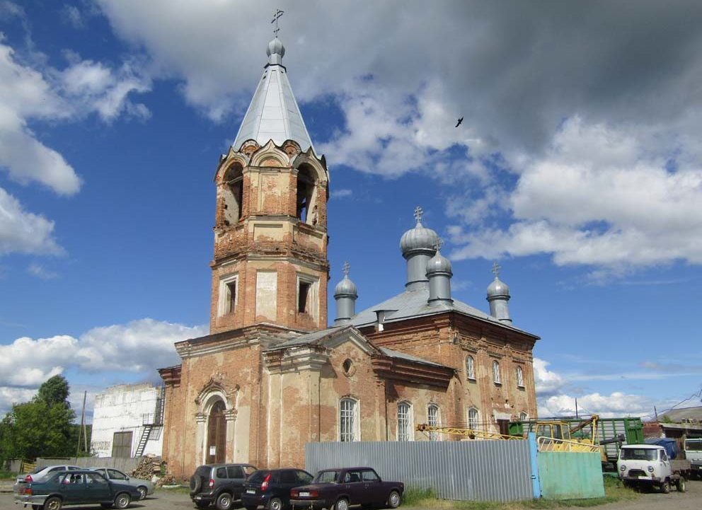 Село Шадринка Байкаловского района: храм Петра и Павла