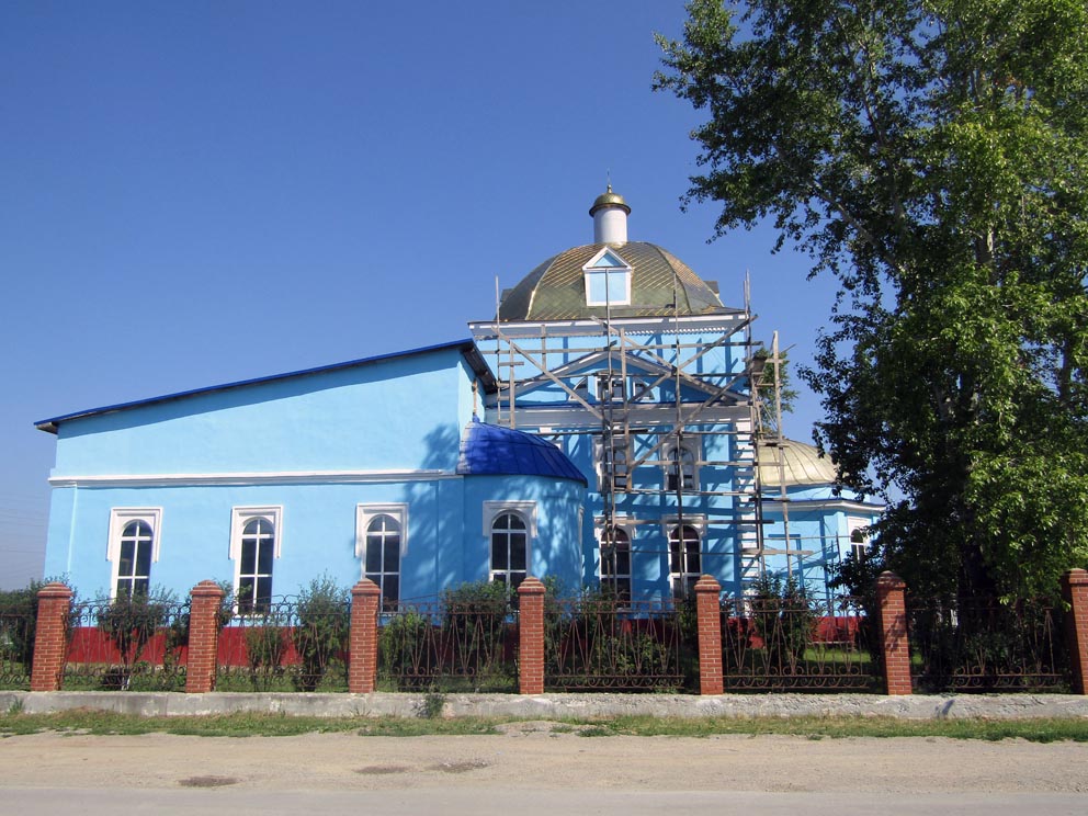 Село Грязновское: храм Покрова Божией Матери