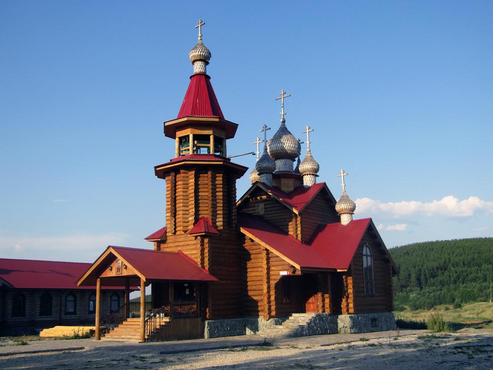 Село Мариинск: храм Георгия Победоносца