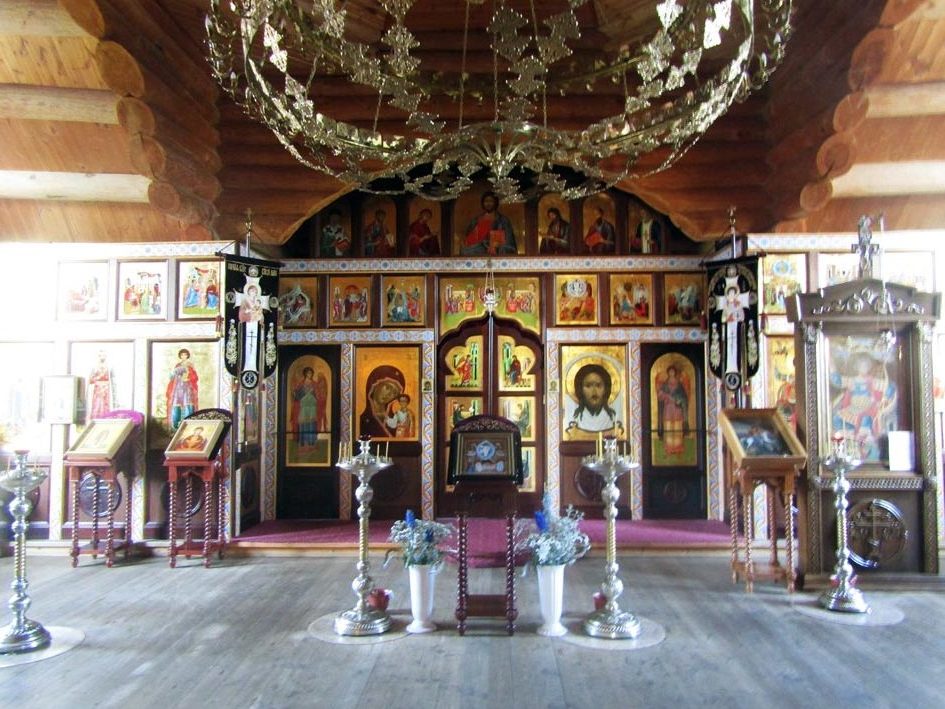 Интерьер Георгиевского храма в Мариинске