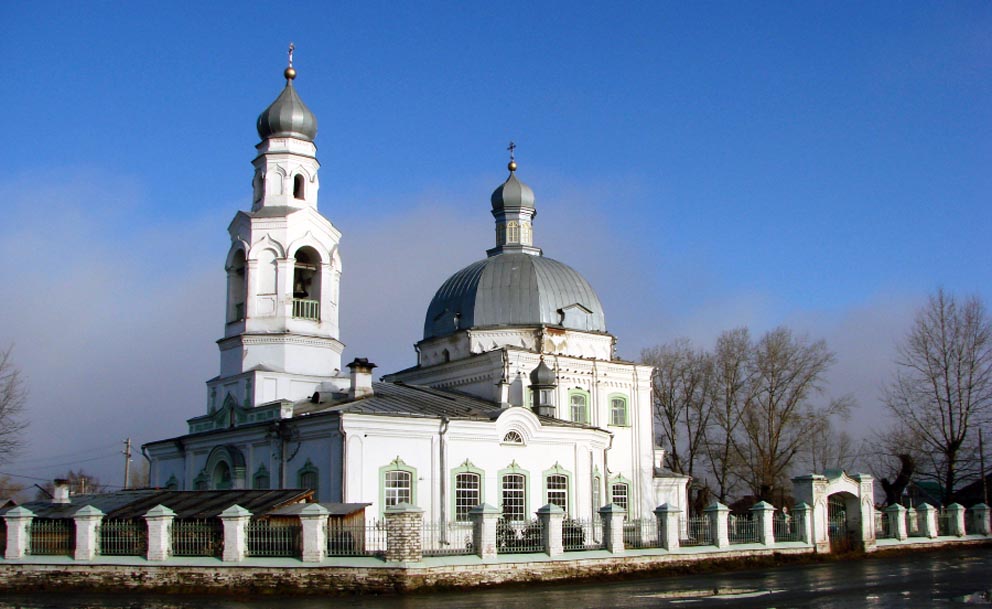 Храм cвятителя Николая Чудотворца в Николо-Павловском в 2010 году