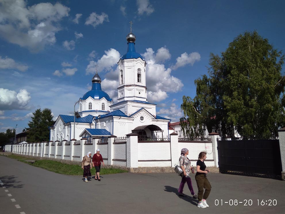 Покровский женский монастырь в Верхотурье. Покровская церковь женского Покровского монастыря в 2020 году