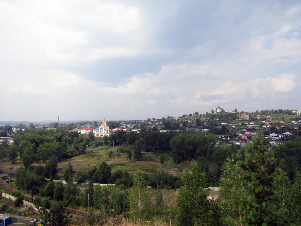 Карпинский пейзаж с храмом Иоанна Богослова