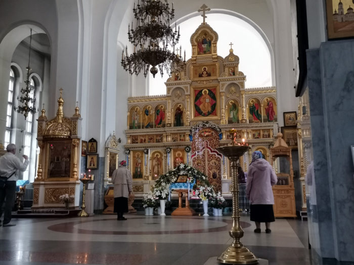 В храме Рождества Христова в Екатеринбурге