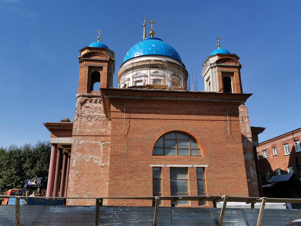 Собор Успения Пресвятой Богородицы на ВИЗе в Екатеринбурге: реставрация 2020 год
