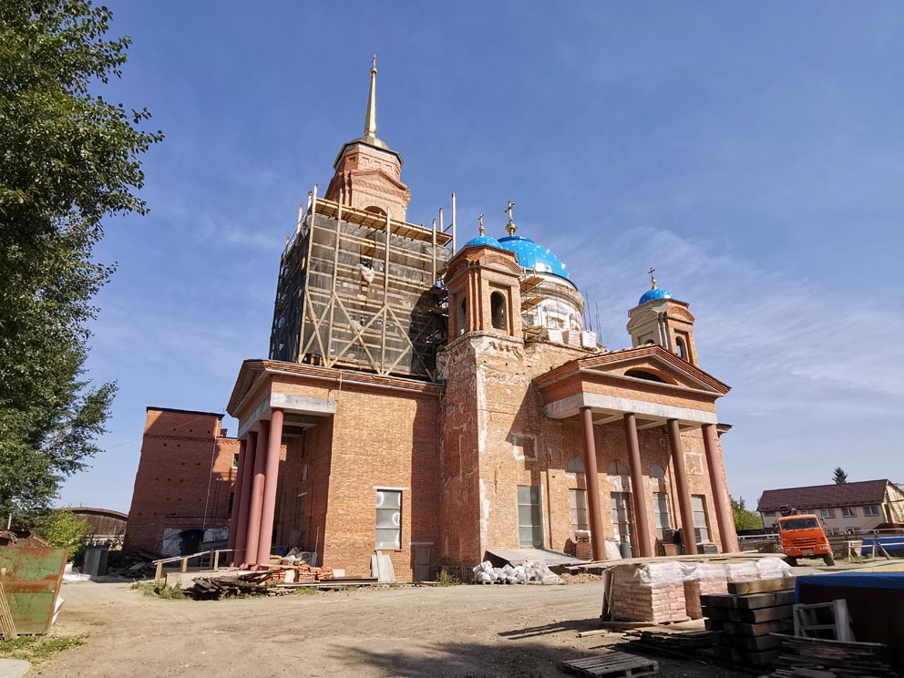 Собор Успения Пресвятой Богородицы на ВИЗе в Екатеринбурге: реставрация 2020 год
