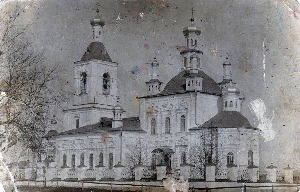 Храм Николая Чудотворца в Шогринском в начале XX века