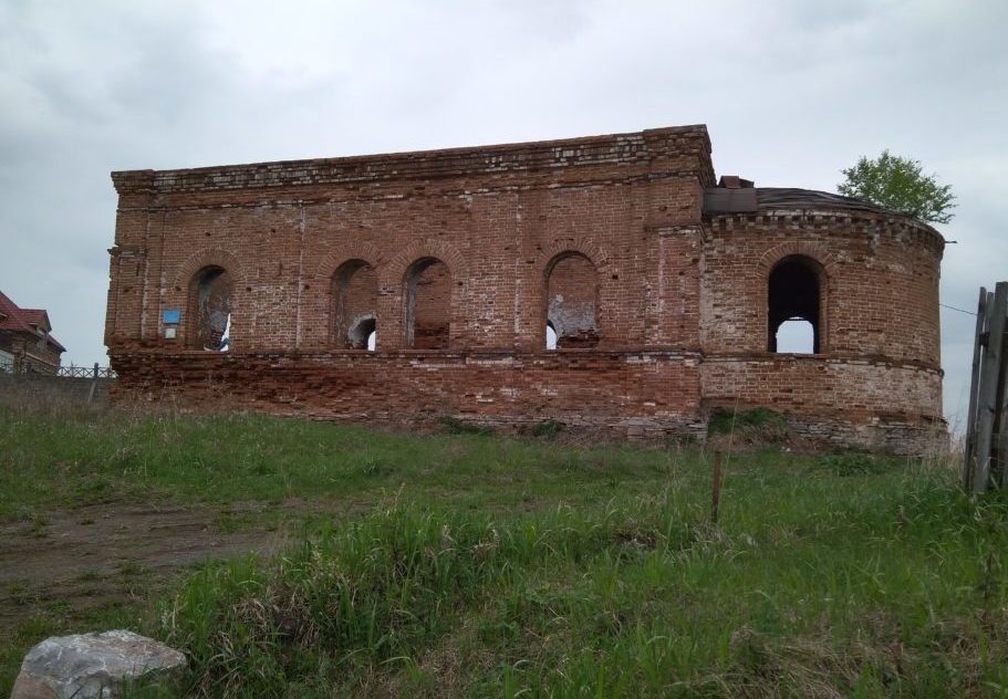 Современное состояние Покровского храма в селе Першино