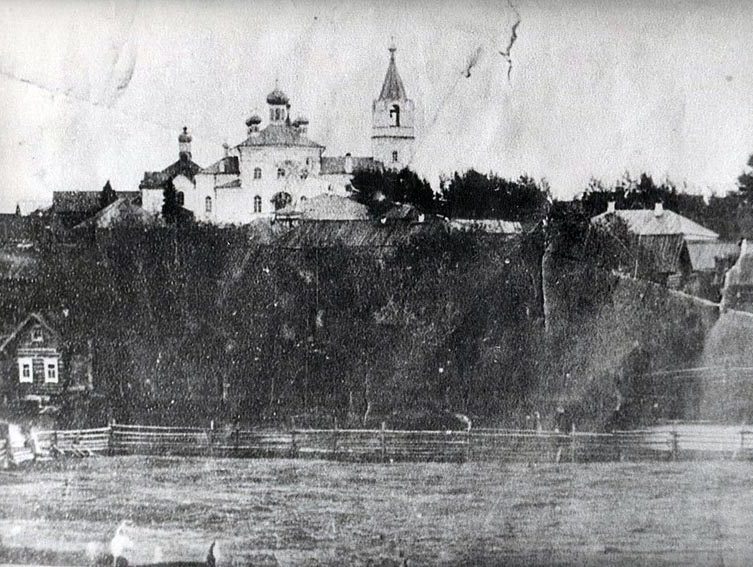 Храм Илии пророка в Егоршино (ныне город Артемовский) в начале XX века