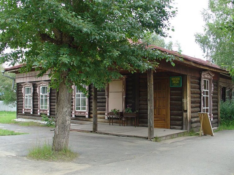 Музей леса в Тавде, главный музей города, который показывает главное хозяйственное направление Тавды